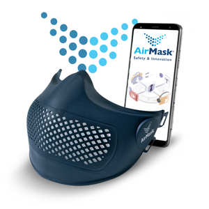 AirMask®PRO iBeacon BLE con Sensore di Temperatura